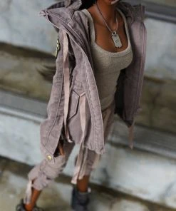 D2 Post Apocalyptic Jacket (Ash Gray)