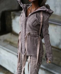 D2 Post Apocalyptic Jacket (Ash Gray)