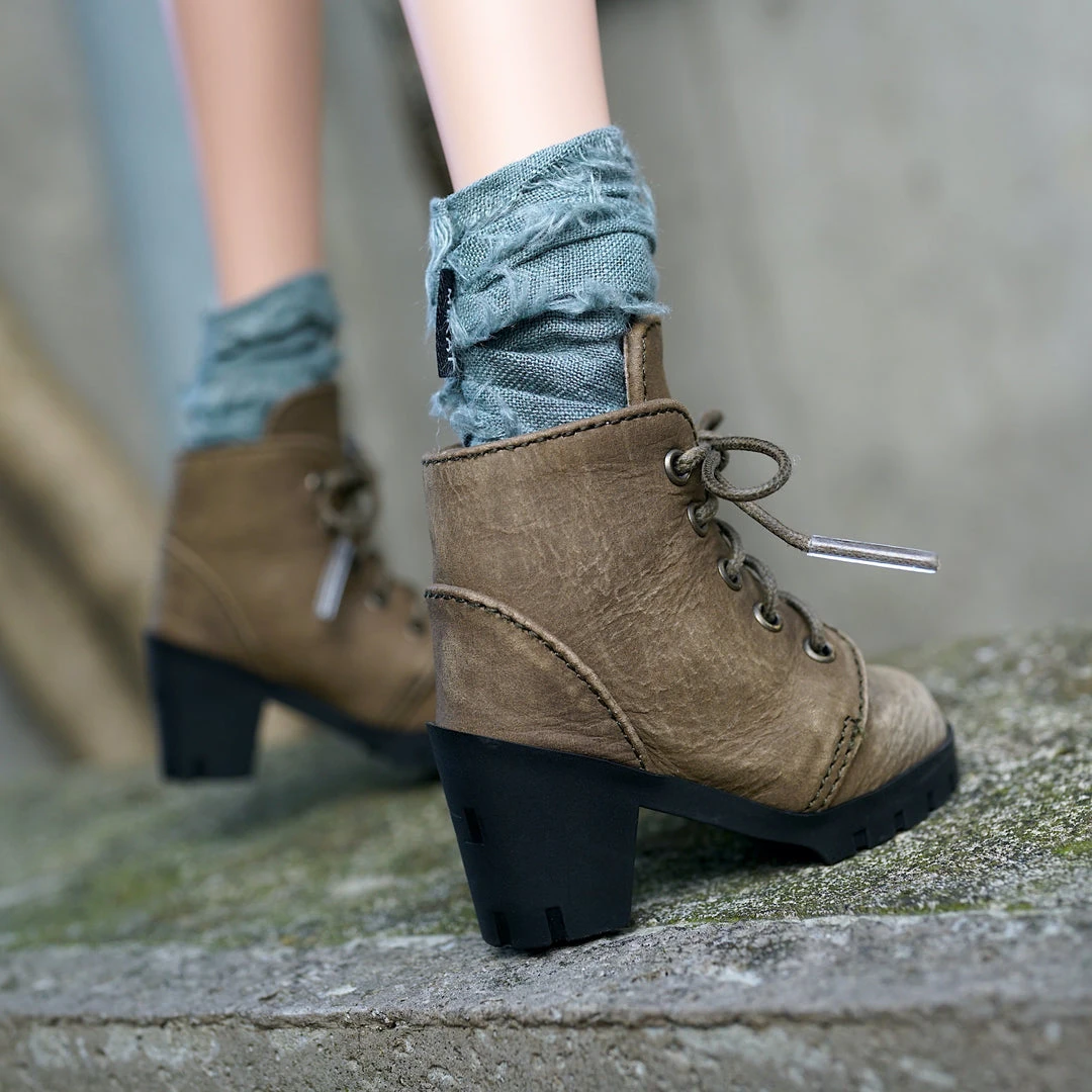 KL Secret Stuff Lace Boots (Khaki) 5 KL Secret Stuff Lace Boots (Khaki)