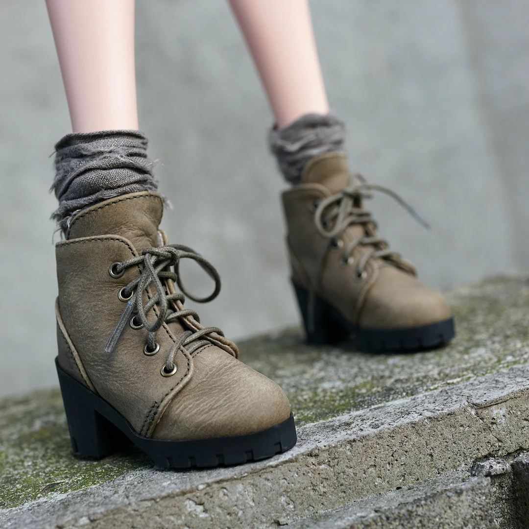 KL Secret Stuff Lace Boots (Khaki) 4 KL Secret Stuff Lace Boots (Khaki)