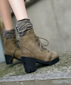 KL Secret Stuff Lace Boots (Khaki) 10 KL Secret Stuff Lace Boots (Khaki)