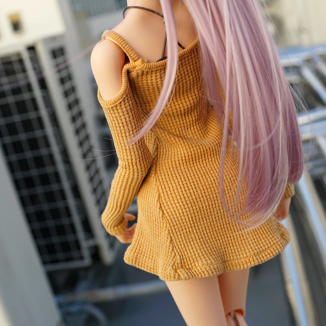 D2 Cold Shoulder Sweater (Beam Me Up Yellow) Secret Stuff 9 D2 Cold Shoulder Sweater (Beam Me Up Yellow) Secret Stuff