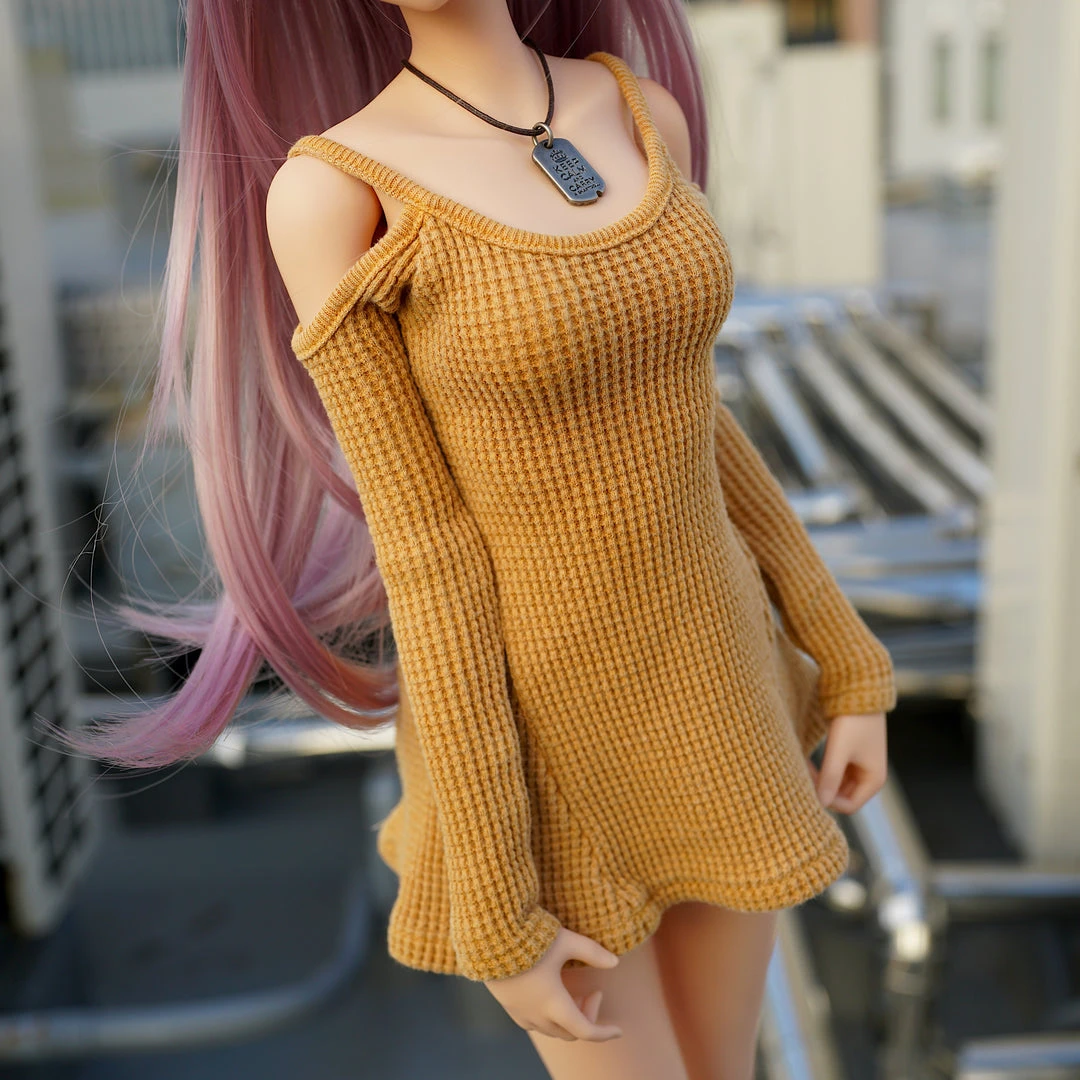 D2 Cold Shoulder Sweater (Beam Me Up Yellow) Secret Stuff 4 D2 Cold Shoulder Sweater (Beam Me Up Yellow) Secret Stuff