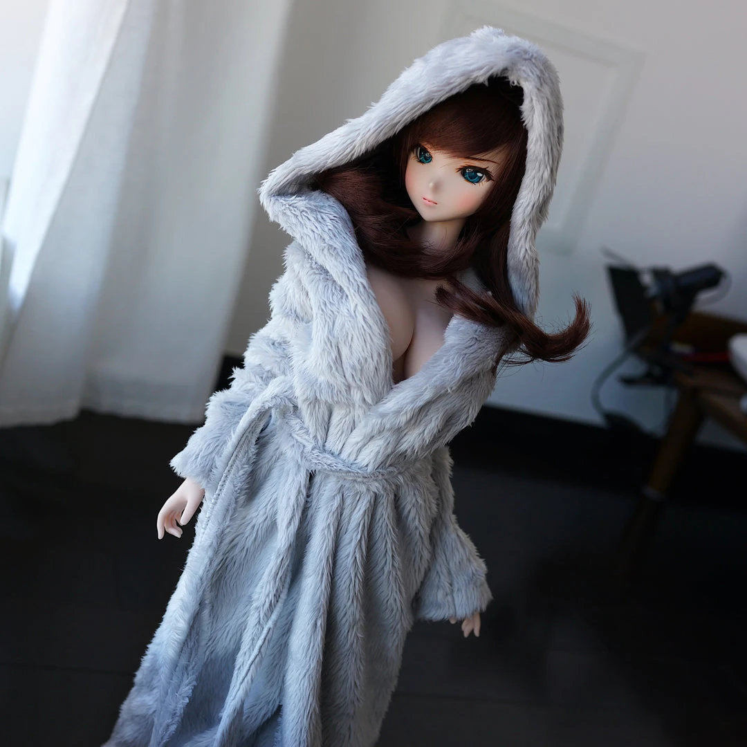 D2 Apparel Fluffy Hooded Gown 6 D2 Apparel Fluffy Hooded Gown