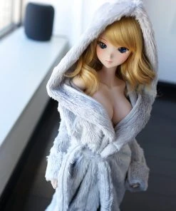 D2 Apparel Fluffy Hooded Gown 52 D2 Apparel Fluffy Hooded Gown