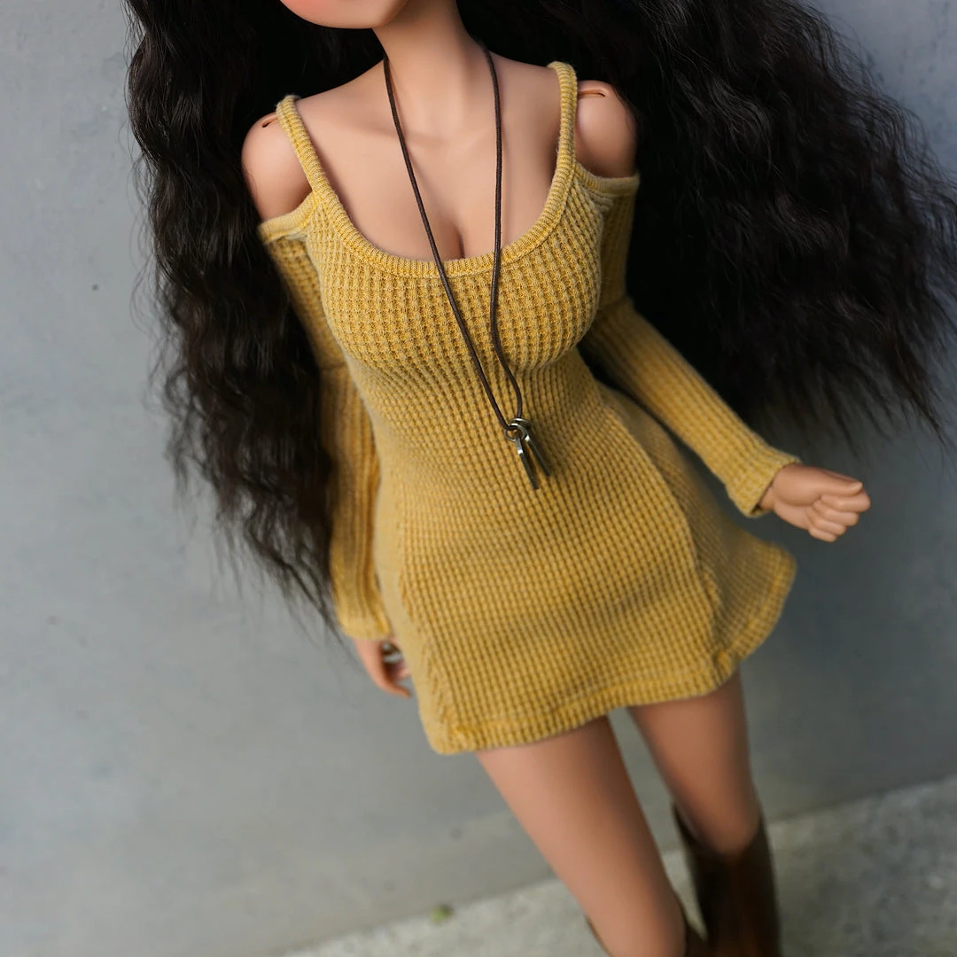 D2 Cold Shoulder Sweater (Beam Me Up Yellow) Secret Stuff 7 D2 Cold Shoulder Sweater (Beam Me Up Yellow) Secret Stuff