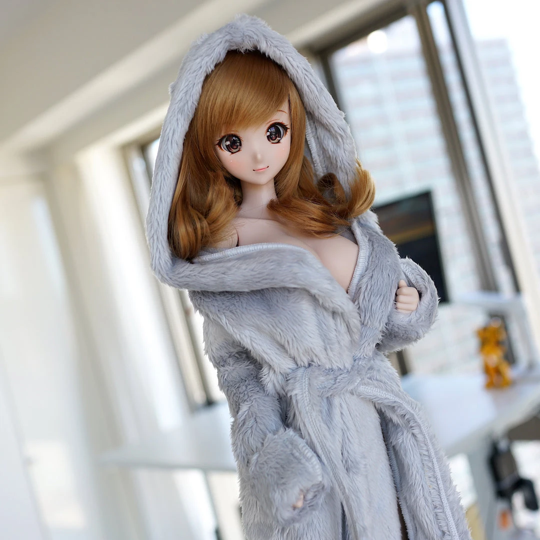 D2 Apparel Fluffy Hooded Gown 7 D2 Apparel Fluffy Hooded Gown