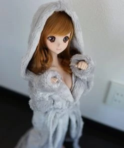 D2 Apparel Fluffy Hooded Gown 54 D2 Apparel Fluffy Hooded Gown