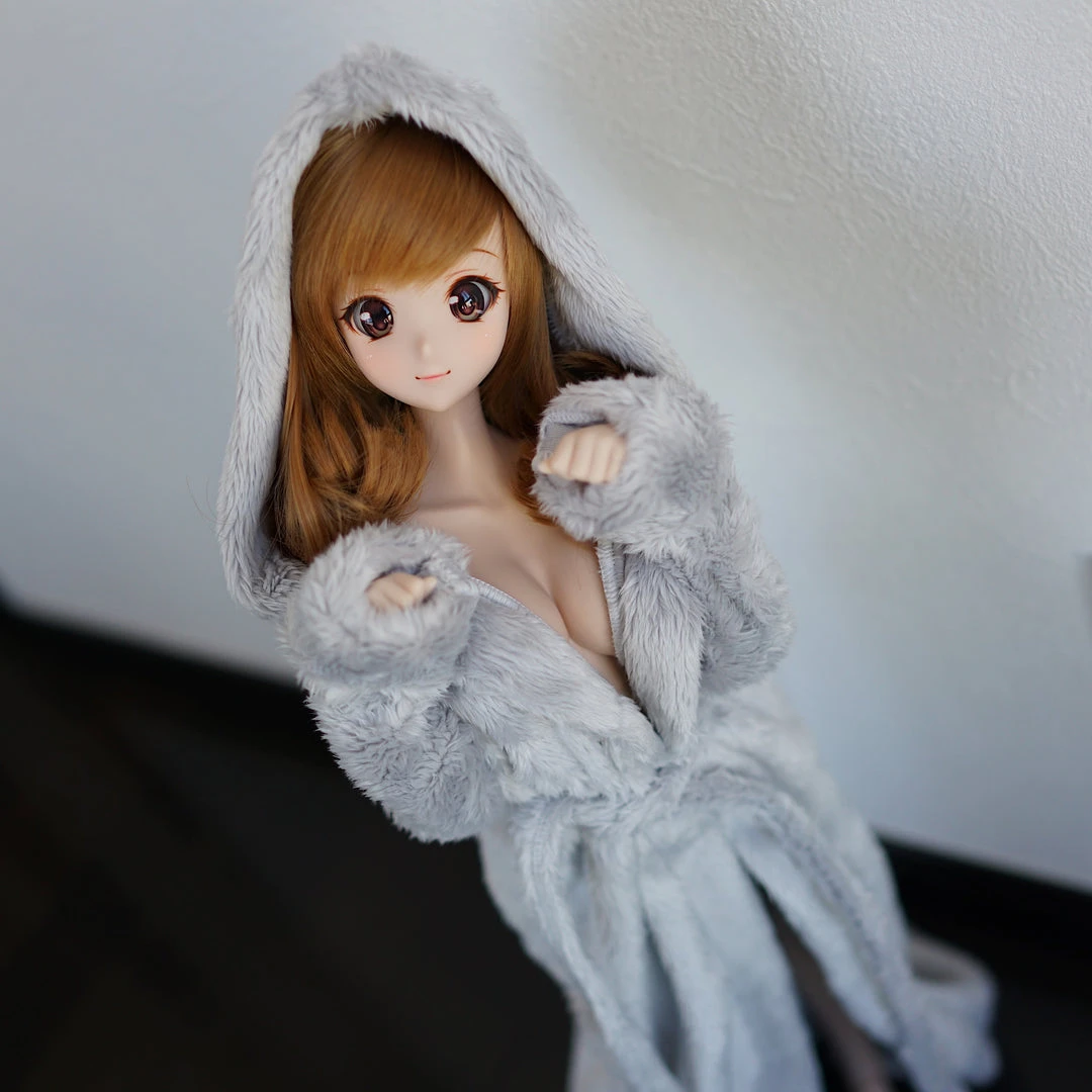 D2 Apparel Fluffy Hooded Gown 4 D2 Apparel Fluffy Hooded Gown