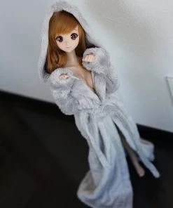 D2 Apparel Fluffy Hooded Gown 50 D2 Apparel Fluffy Hooded Gown