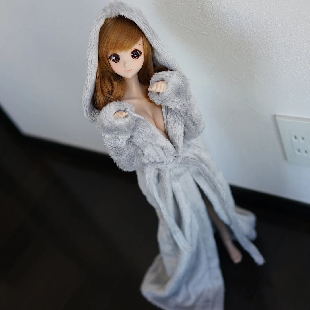 D2 Apparel Fluffy Hooded Gown 20 D2 Apparel Fluffy Hooded Gown