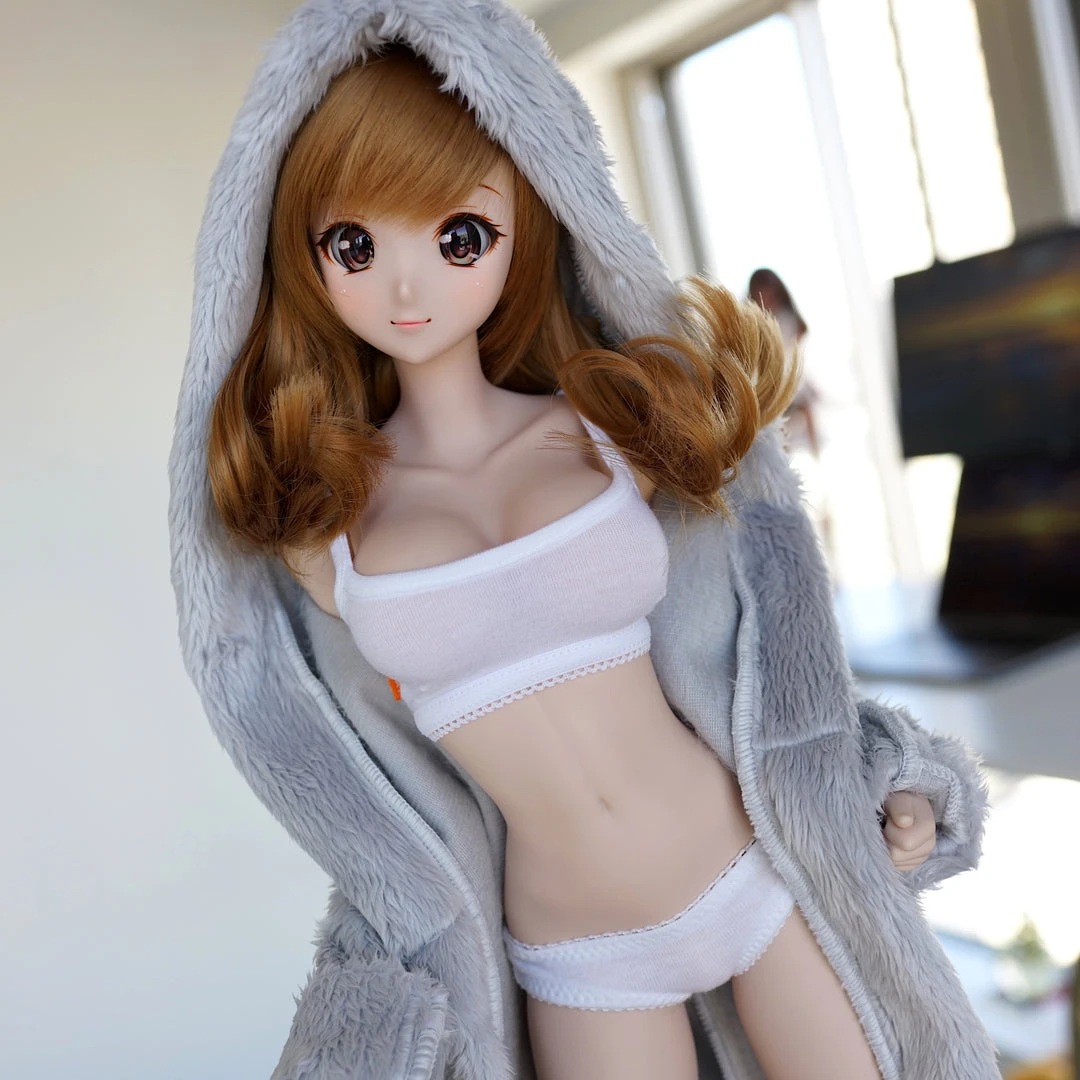 D2 Apparel Fluffy Hooded Gown 19 D2 Apparel Fluffy Hooded Gown