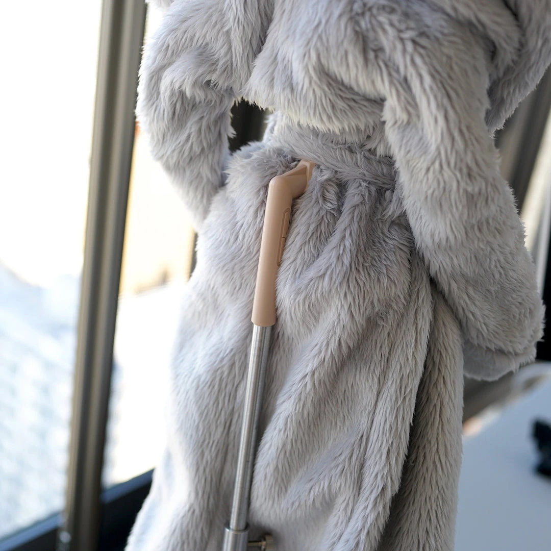 D2 Apparel Fluffy Hooded Gown 8 D2 Apparel Fluffy Hooded Gown