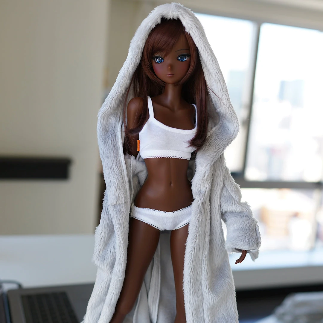 D2 Apparel Fluffy Hooded Gown 12 D2 Apparel Fluffy Hooded Gown