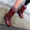 KL Secret Stuff 3 Ring Boots (Wine Red)
