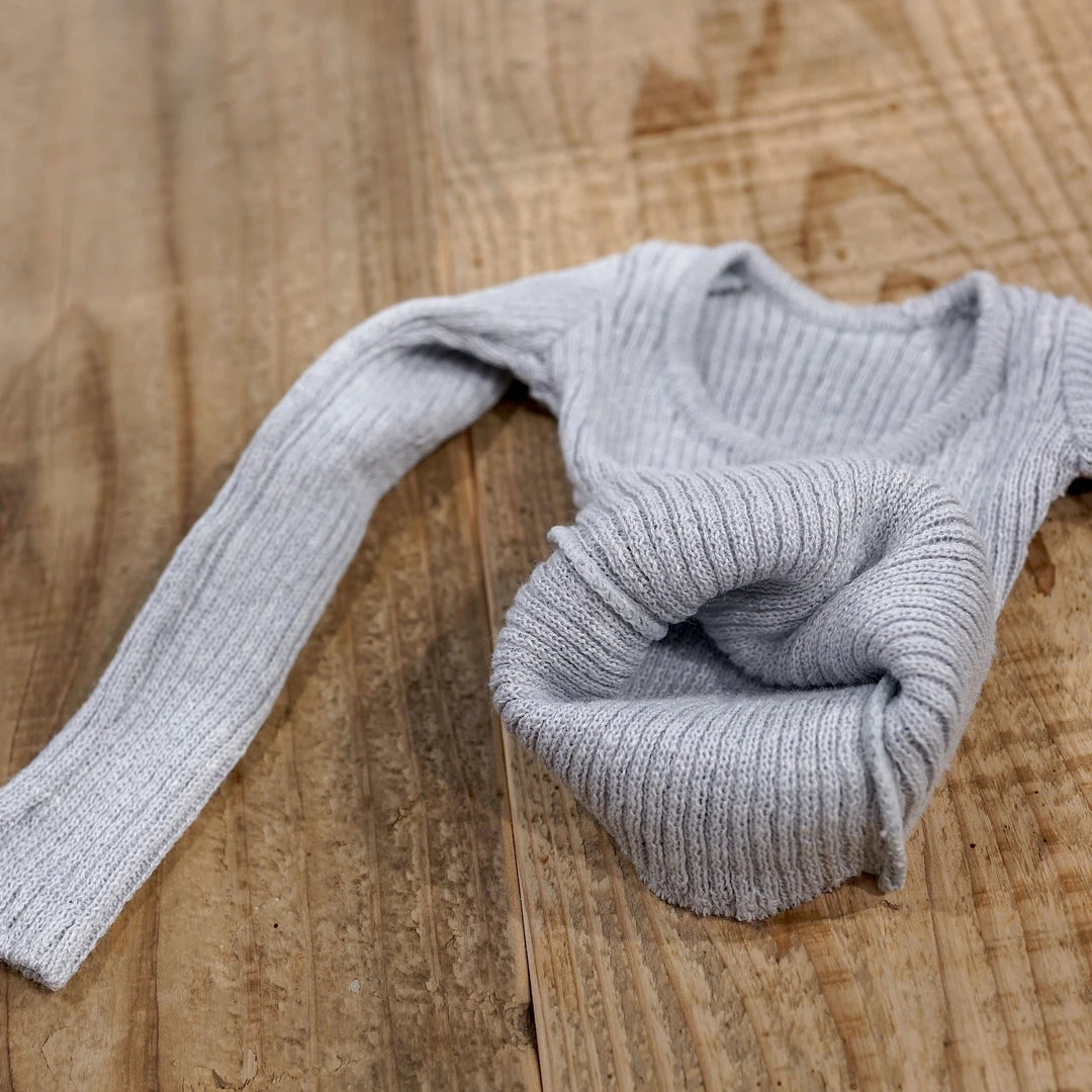 D2 Low Neck Rib Knit Sweater Secret Stuff 8 D2 Low Neck Rib Knit Sweater Secret Stuff