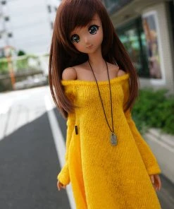 N2 Irregular Hem Sweater (Yellow) Secret Stuff