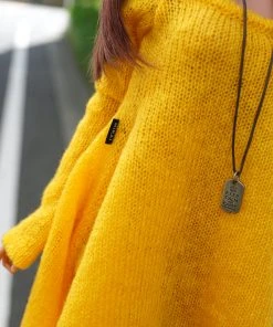 N2 Irregular Hem Sweater (Yellow) Secret Stuff