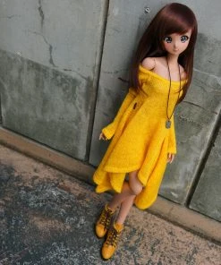 N2 Irregular Hem Sweater (Yellow) Secret Stuff