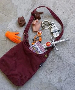 Smart Doll Store Secret Stuff Scavenger Satchel Bag (Wine Red)