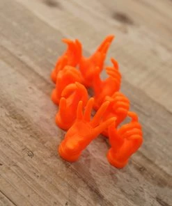 N3 Secret Stuff Combat Gloves (Stay On Target Orange)