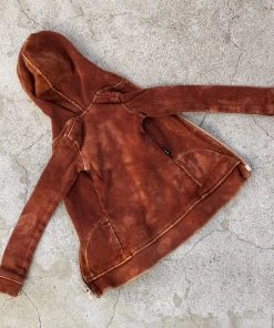 D2 Hooded Zip Cardigan (Rusty Brown) 24 D2 Hooded Zip Cardigan (Rusty Brown)
