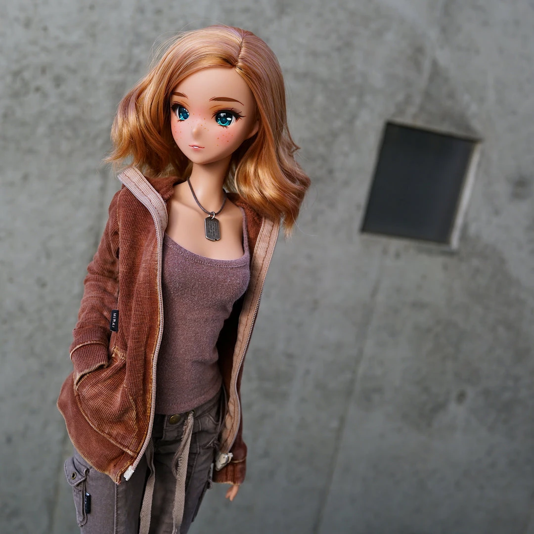 D2 Hooded Zip Cardigan (Rusty Brown) 17 D2 Hooded Zip Cardigan (Rusty Brown)