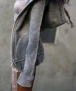 D2 Hooded Zip Cardigan (Ash Gray) 19 D2 Hooded Zip Cardigan (Ash Gray)