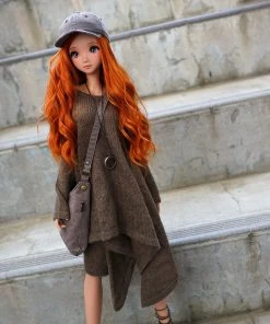 N2 Irregular Hem Sweater (Oak Brown)