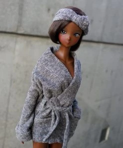 D2 Bathrobe And Head Towel Band Set Secret Stuff