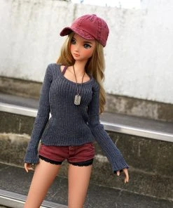 D2 Rib Knit Sweater (Ash Blue) Apparel