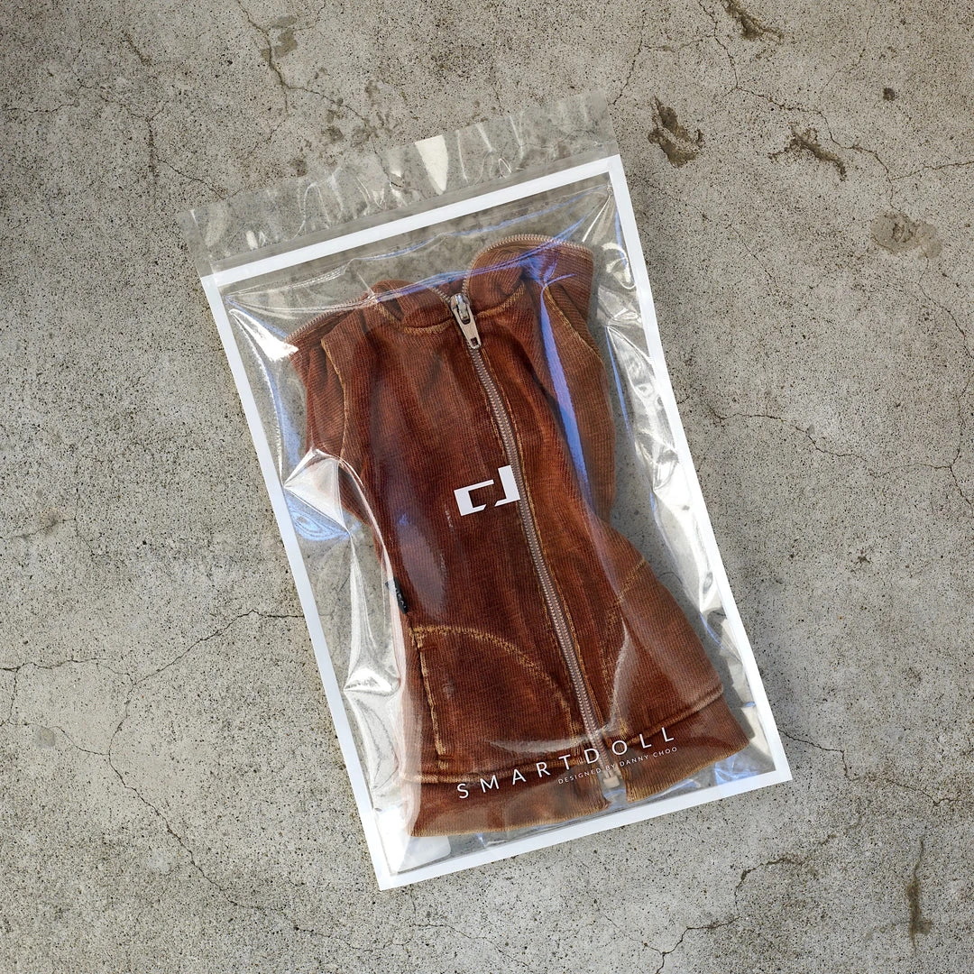 D2 Hooded Zip Cardigan (Rusty Brown) 16 D2 Hooded Zip Cardigan (Rusty Brown)