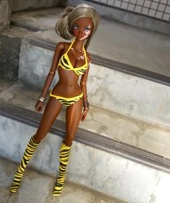 N2 Tiger Battle Bikini & Socks Set Secret Stuff