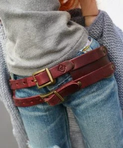 KL Double Belt (Wine Red)