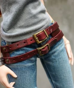KL Double Belt (Wine Red)