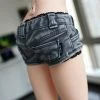 N2 Secret Stuff Short Jeans (Charcoal Black)
