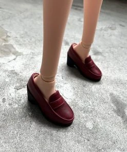 Smart Doll Store Secret Stuff Loafers (Wine Red)